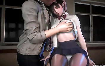 丝袜 Passionate Japanese Beauty Gives Blow Job Before Getting